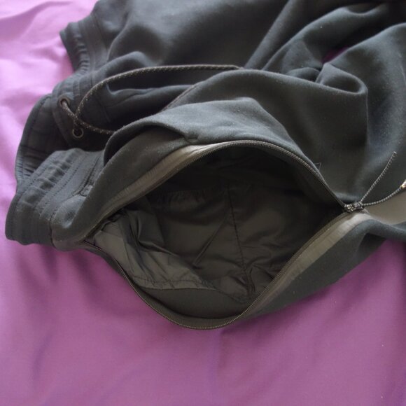 Nike 66% Cotton/34% Polyester Size M Black Sweat Pants - Picture 11 of 16